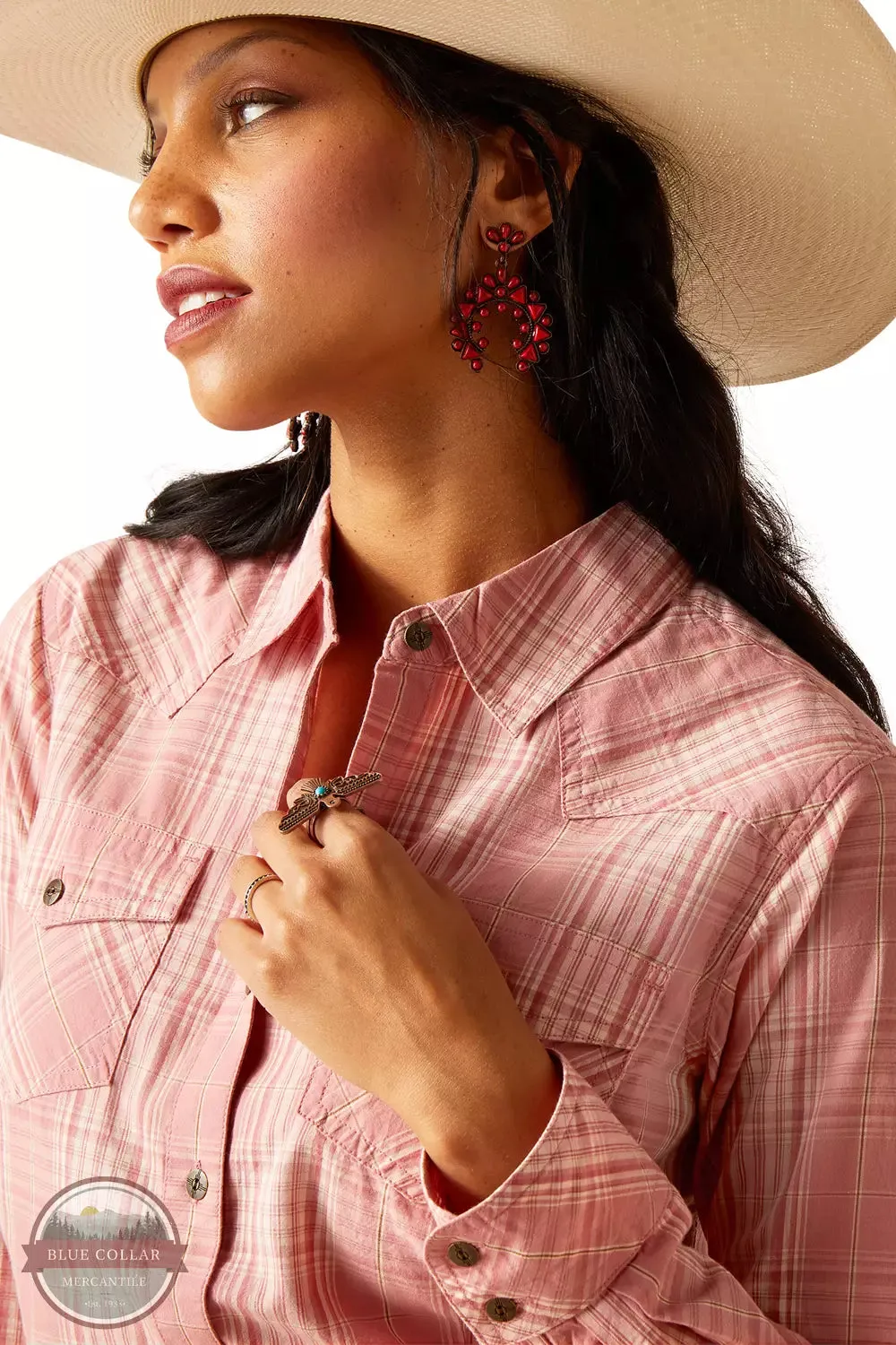 10048614 Nazca Plaid Long Sleeve Shirt