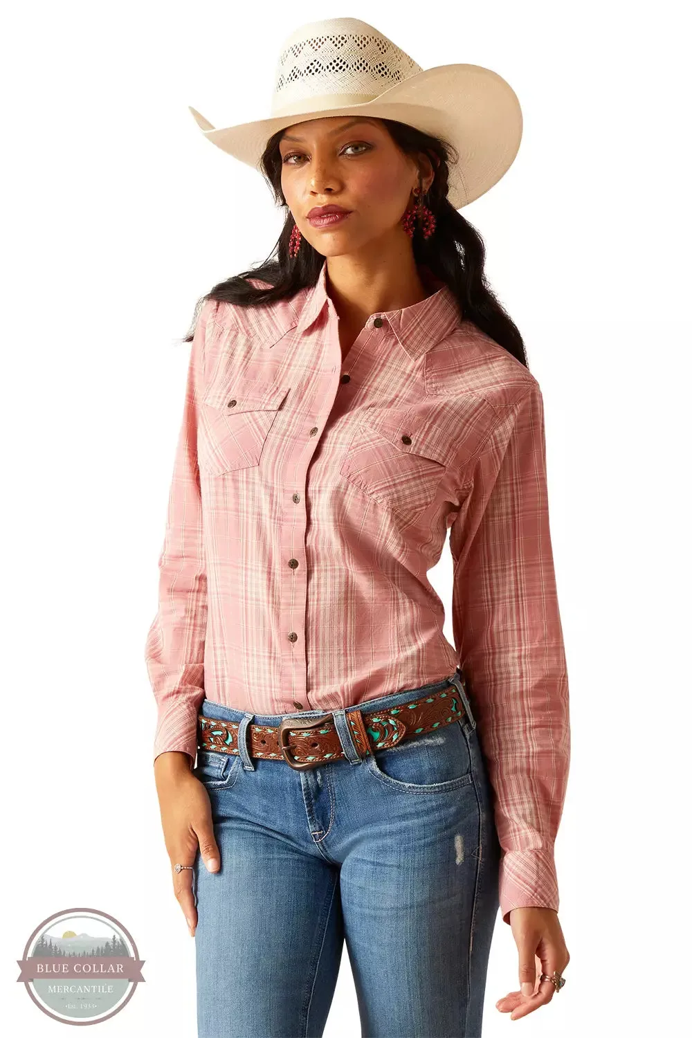 10048614 Nazca Plaid Long Sleeve Shirt