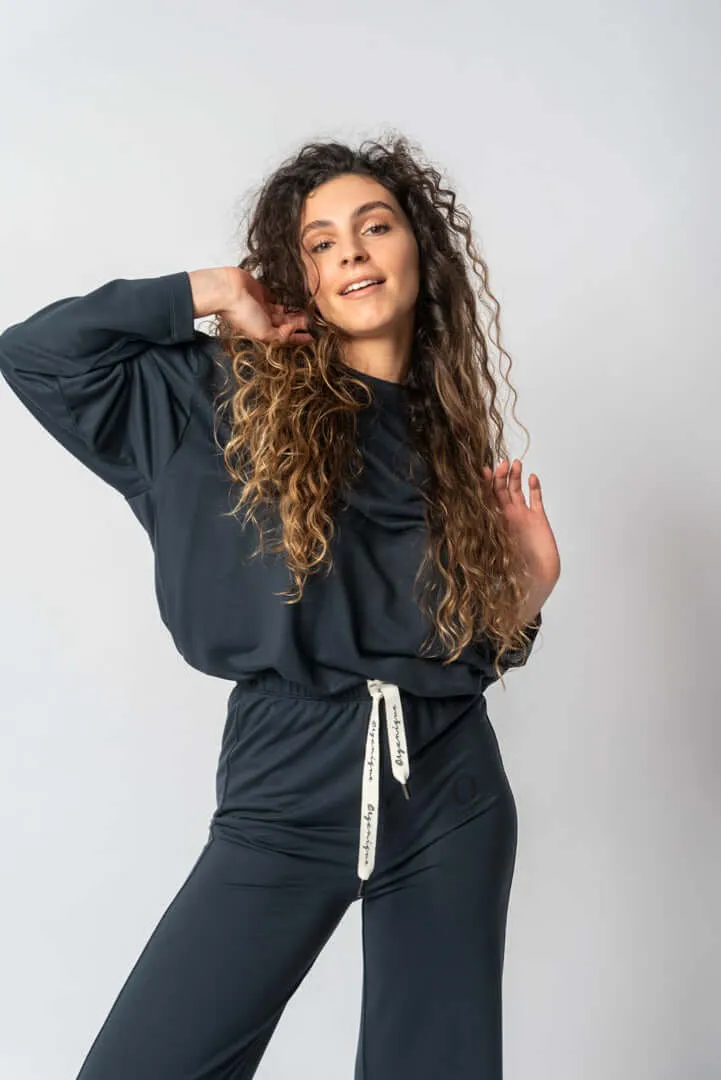 2 in 1 - Casual Chic Set in Navy Blue