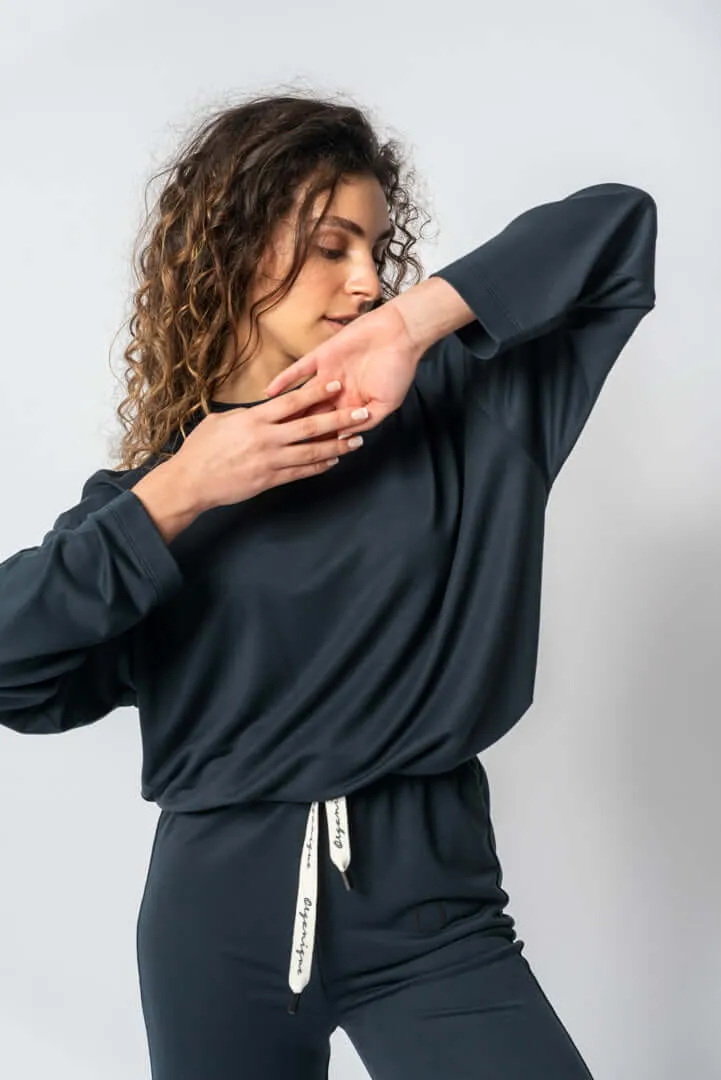 2 in 1 - Casual Chic Set in Navy Blue