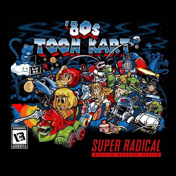80's Toon Kart - Women's Apparel
