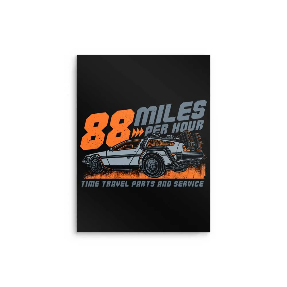 88 MPH - Metal Print