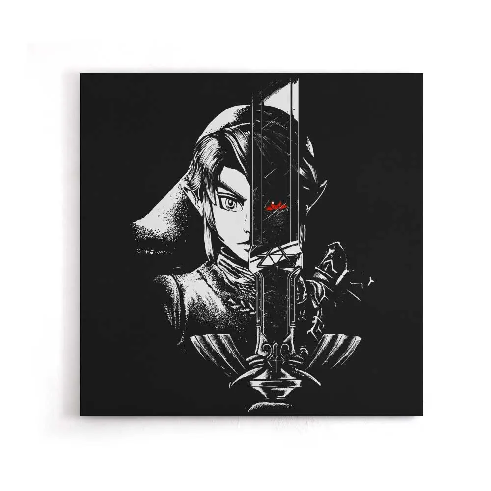 A Hero's Dark Reflection - Canvas Print