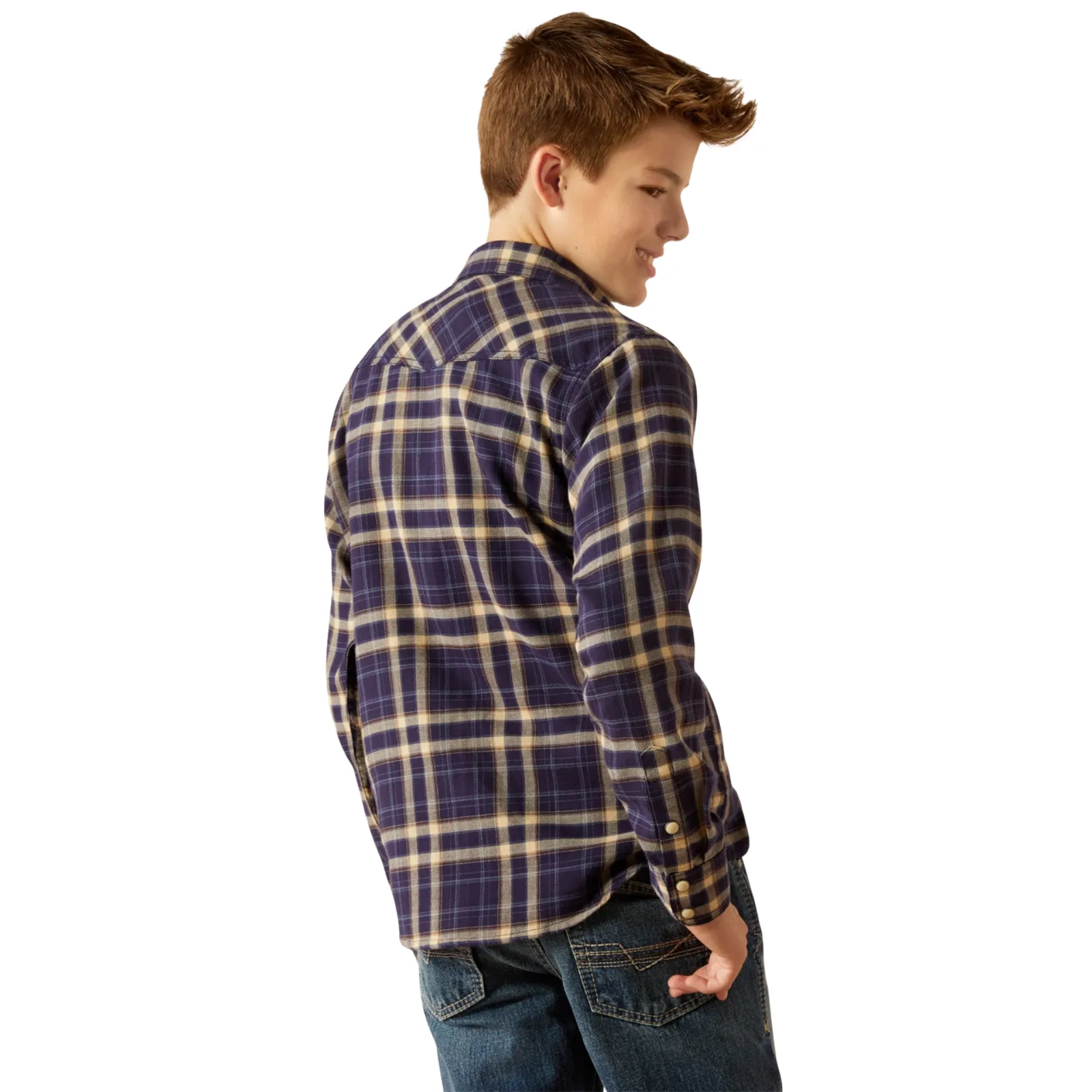 Ariat Boys Hayes Retro Denim Fit Shirt 10054010