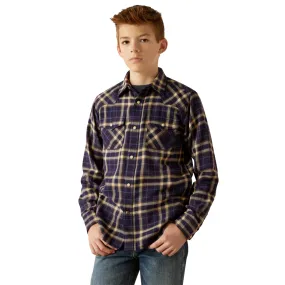 Ariat Boys Hayes Retro Denim Fit Shirt 10054010