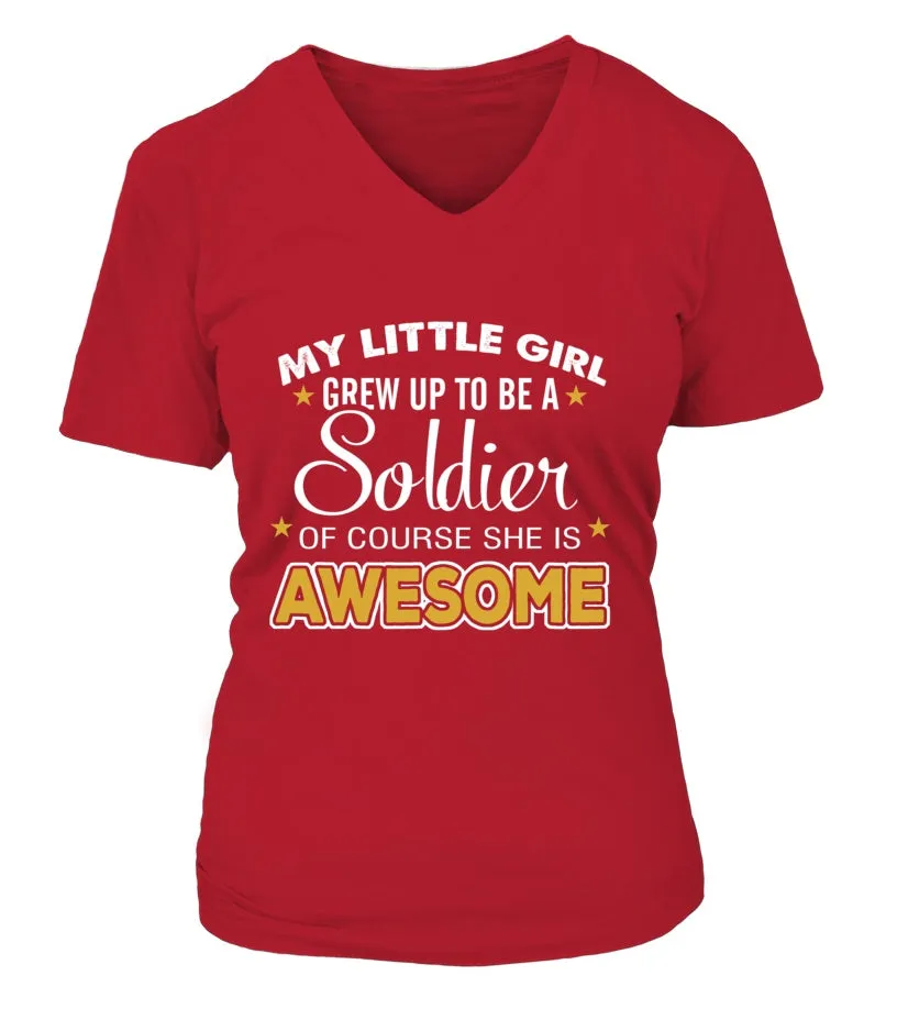 Army Mom Daughter Awesome T-shirts