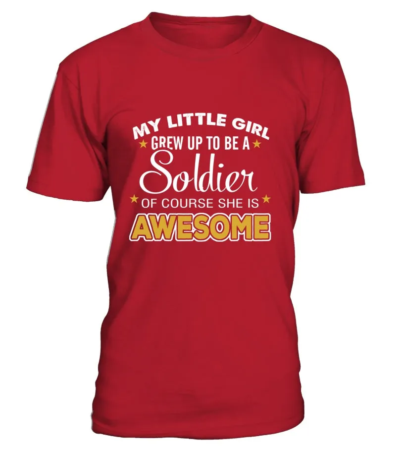 Army Mom Daughter Awesome T-shirts