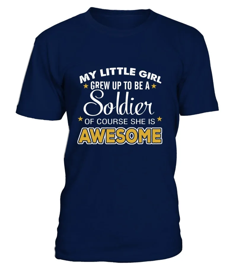Army Mom Daughter Awesome T-shirts