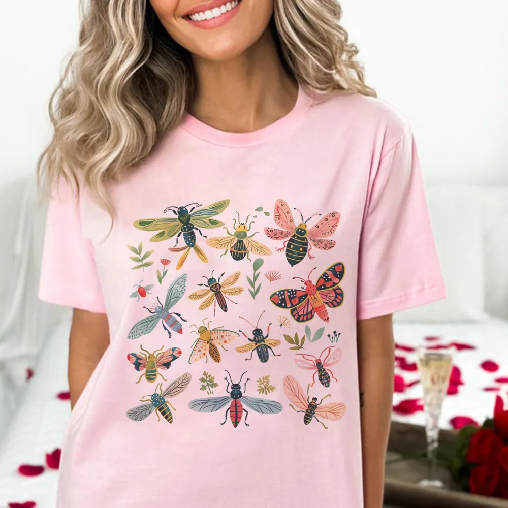 Be Kind To All Kinds Retro Graphic T Shirt, Vintage 90s Butterly Shirt, Nostalgia Love Spread Tee, Cute Unisex Adult Graphic Shirt, Mom Gift AIRE1605 04