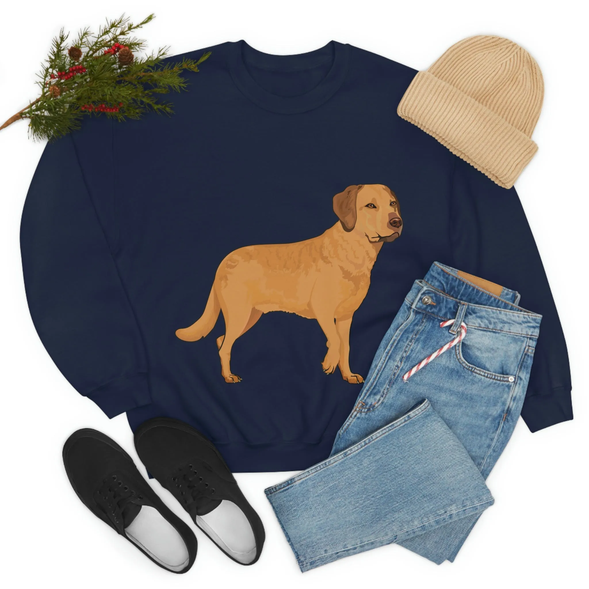 Chesapeake Bay Retriever Unisex Heavy Blend Crewneck Sweatshirt, 6 Colors, S - 3XL, Cotton/Polyester, FREE Shipping, Made in USA!!