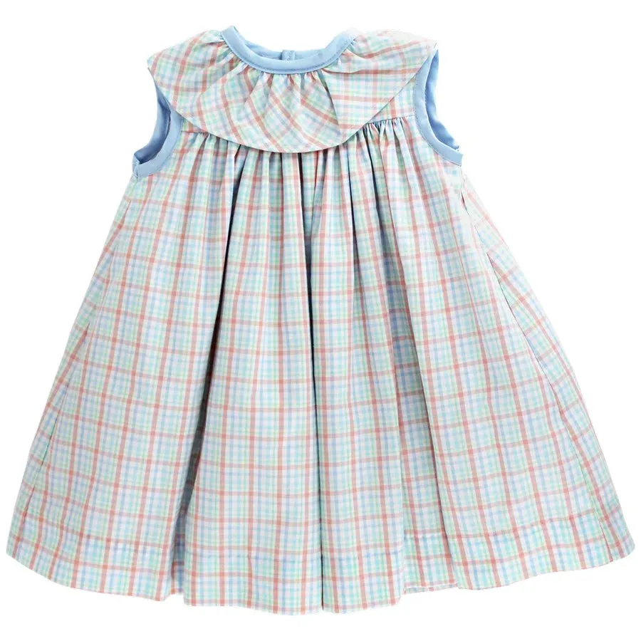 Citrus Plaid Float Dress