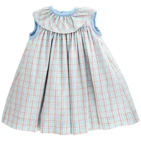 Citrus Plaid Float Dress