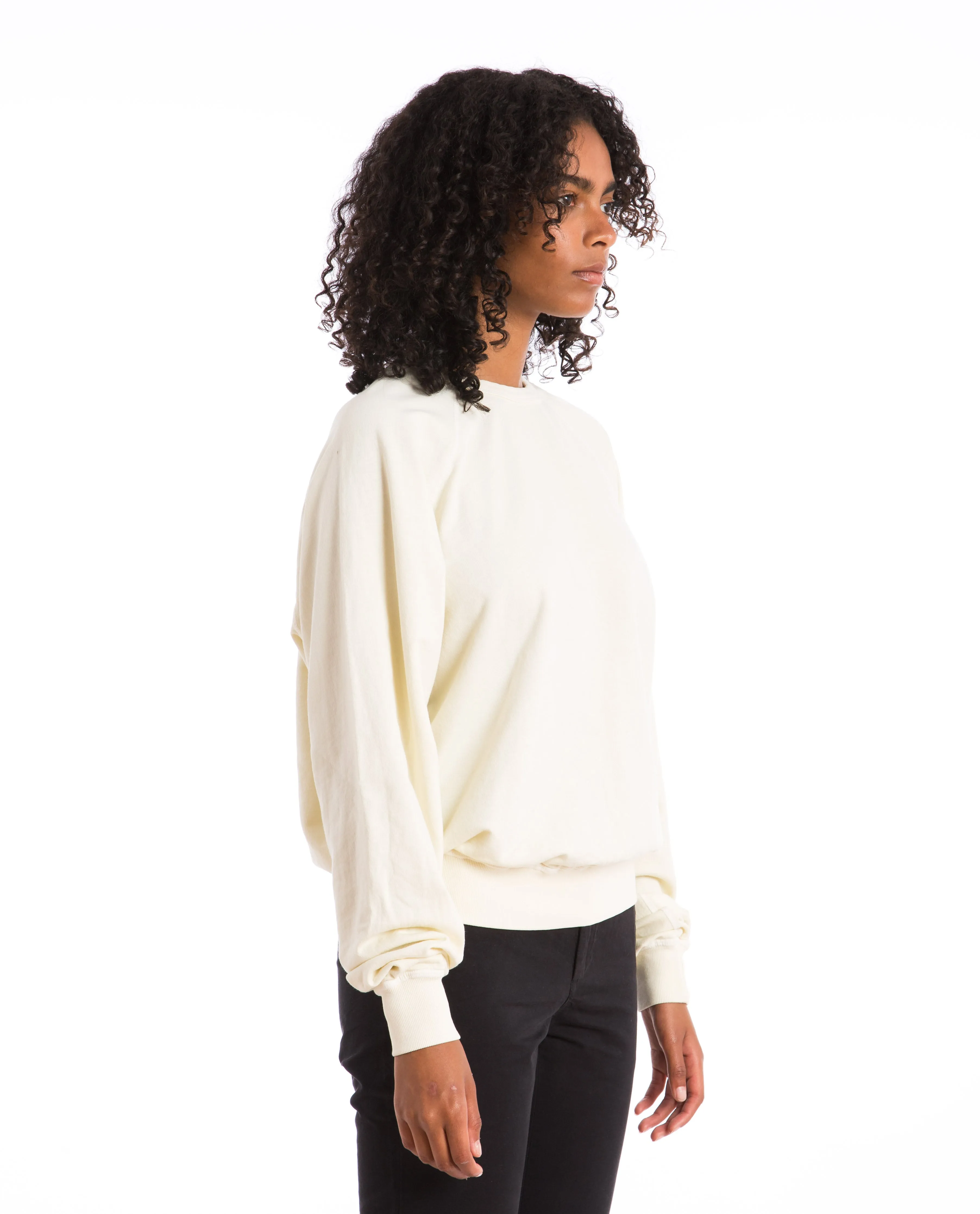 Crew Neck Sweatshirt Off White