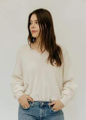 CRUSH Cashmere Malibu V 2.0 White Sweater