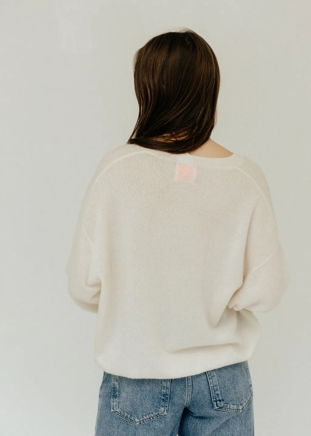 CRUSH Cashmere Malibu V 2.0 White Sweater