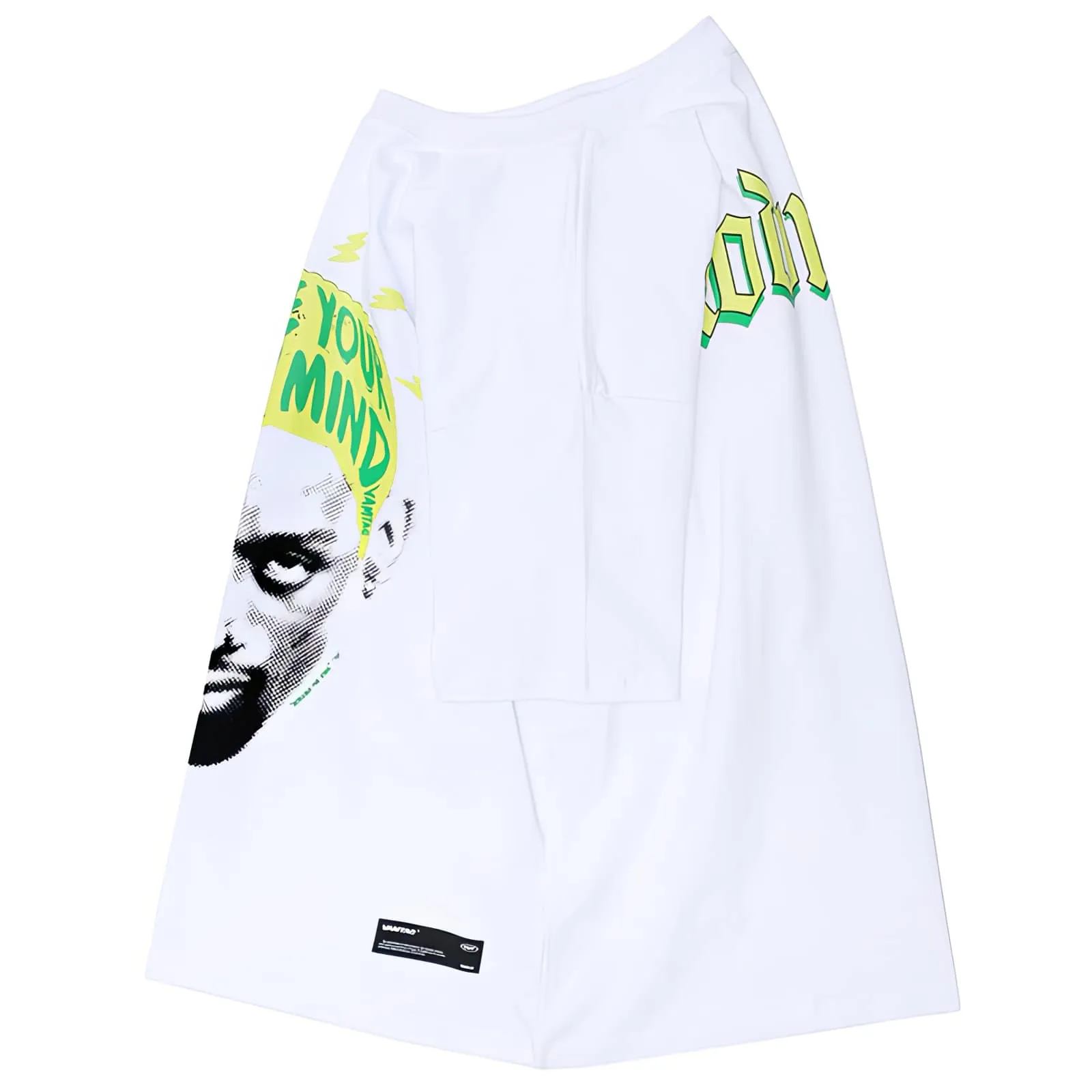 Dennis Rodman The Worm Graffiti Print T-Shirt 