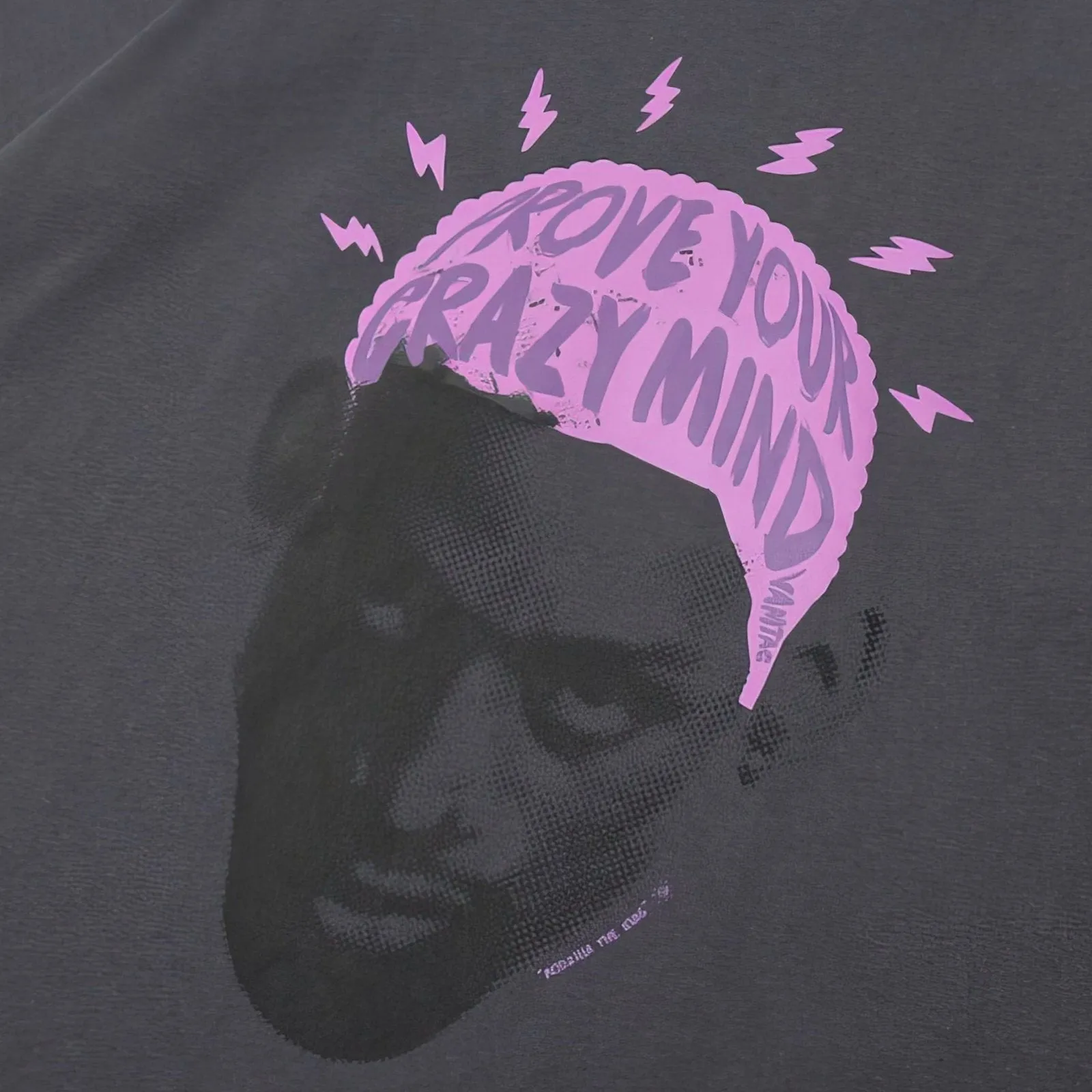 Dennis Rodman The Worm Graffiti Print T-Shirt 