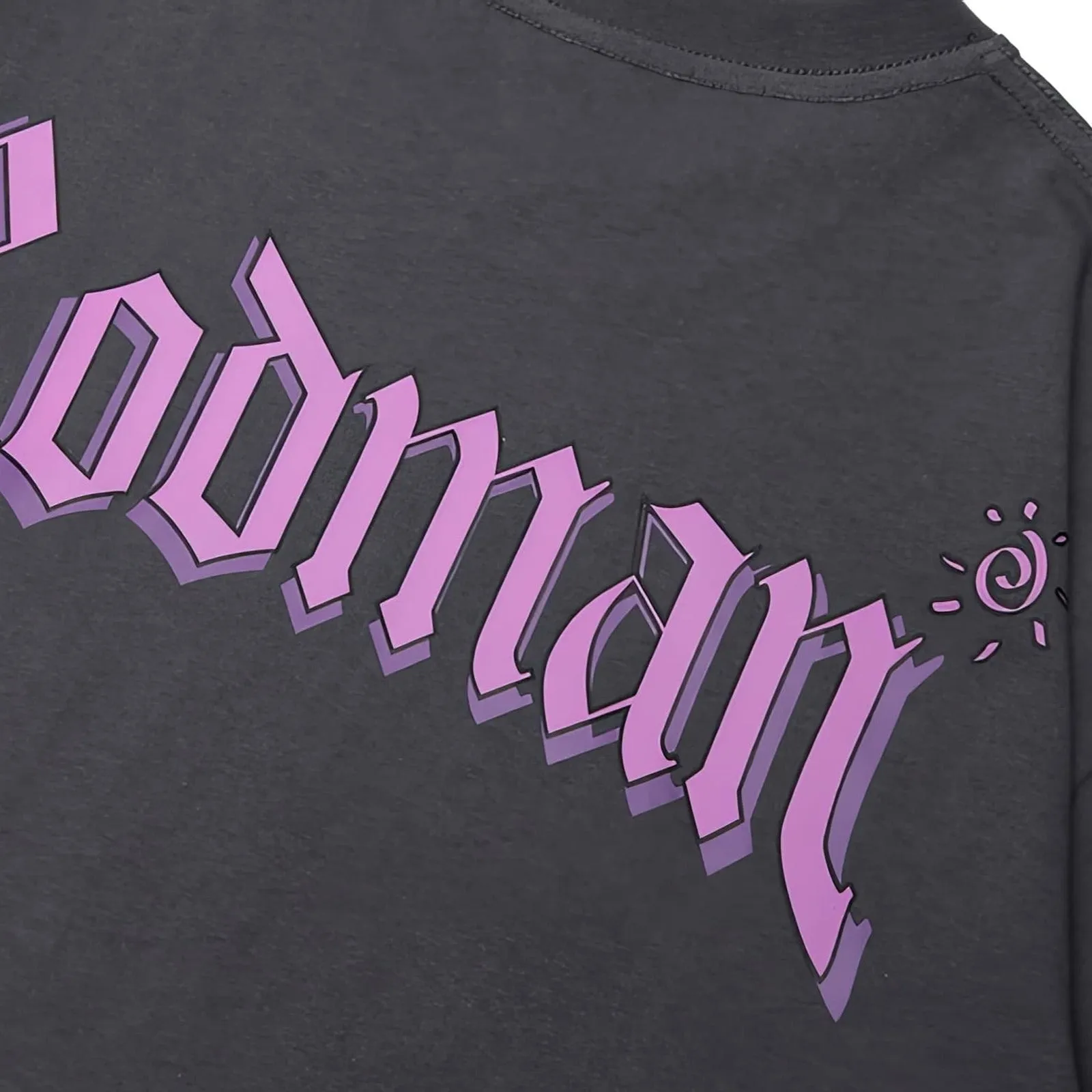 Dennis Rodman The Worm Graffiti Print T-Shirt 