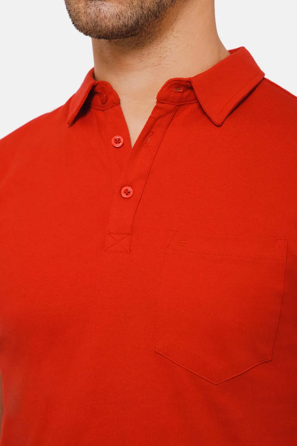Enhance Polo Tshirt - Red - S421