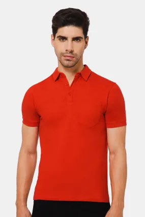 Enhance Polo Tshirt - Red - S421