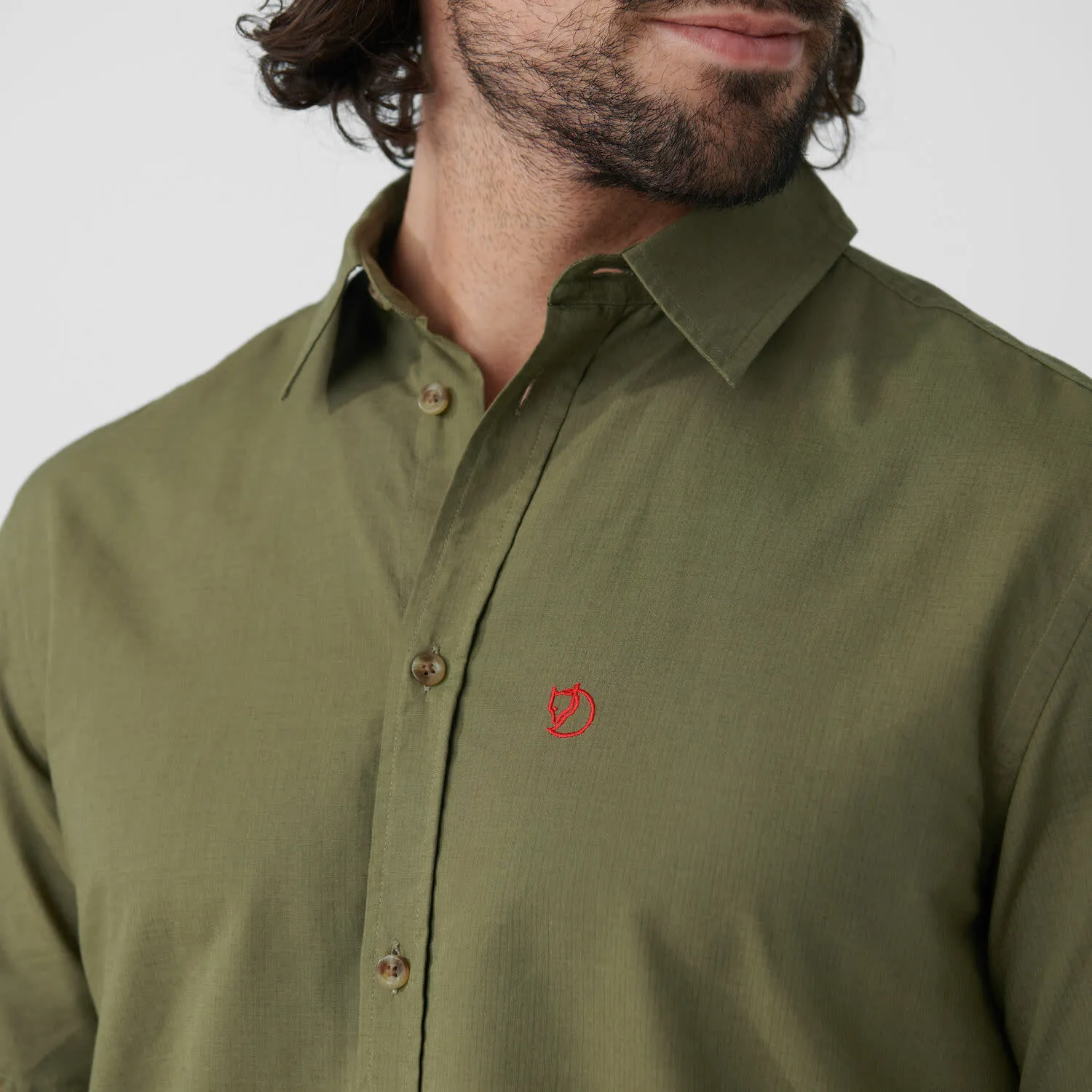 Fjällräven Men&#x27;s Övik Lite Shirt Short Sleeve Green-Dark Navy | Buy Fjällräven Men&#x27;s Övik Lite Shirt Short Sleeve Green-Dark Navy here | Outnorth