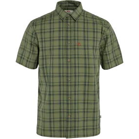 Fjällräven Men&#x27;s Övik Lite Shirt Short Sleeve Green-Dark Navy | Buy Fjällräven Men&#x27;s Övik Lite Shirt Short Sleeve Green-Dark Navy here | Outnorth