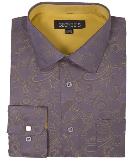 Fortino Landi AH625-BR Mens Shirt