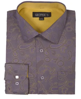 Fortino Landi AH625-BR Mens Shirt