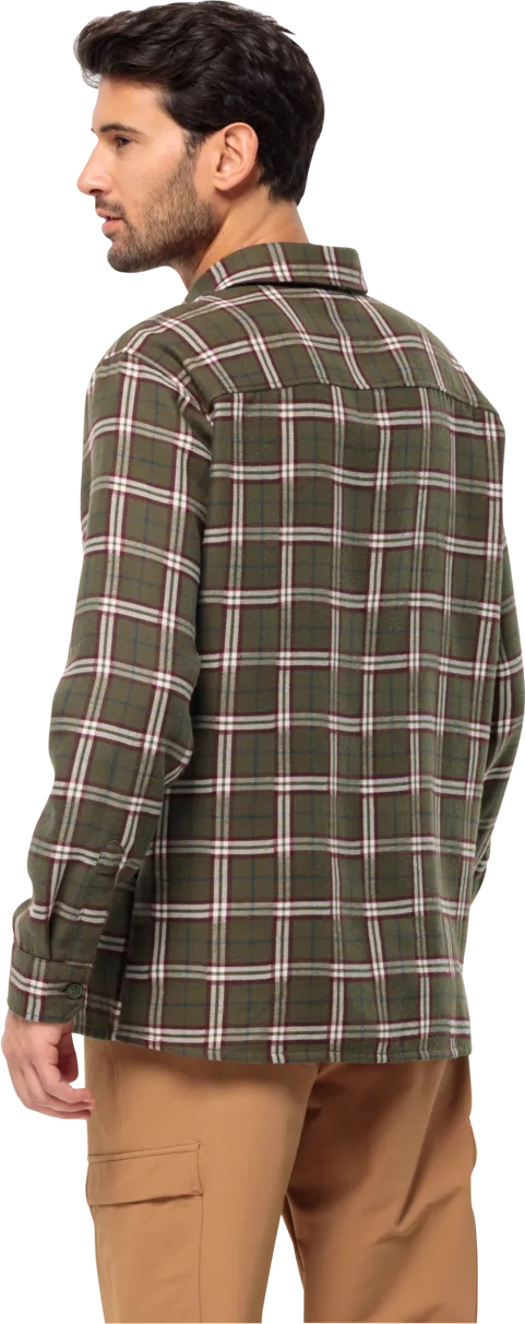 Jack Wolfskin Men&#x27;s Morgenluft Shirt Island Moss 41 | Buy Jack Wolfskin Men&#x27;s Morgenluft Shirt Island Moss 41 here | Outnorth