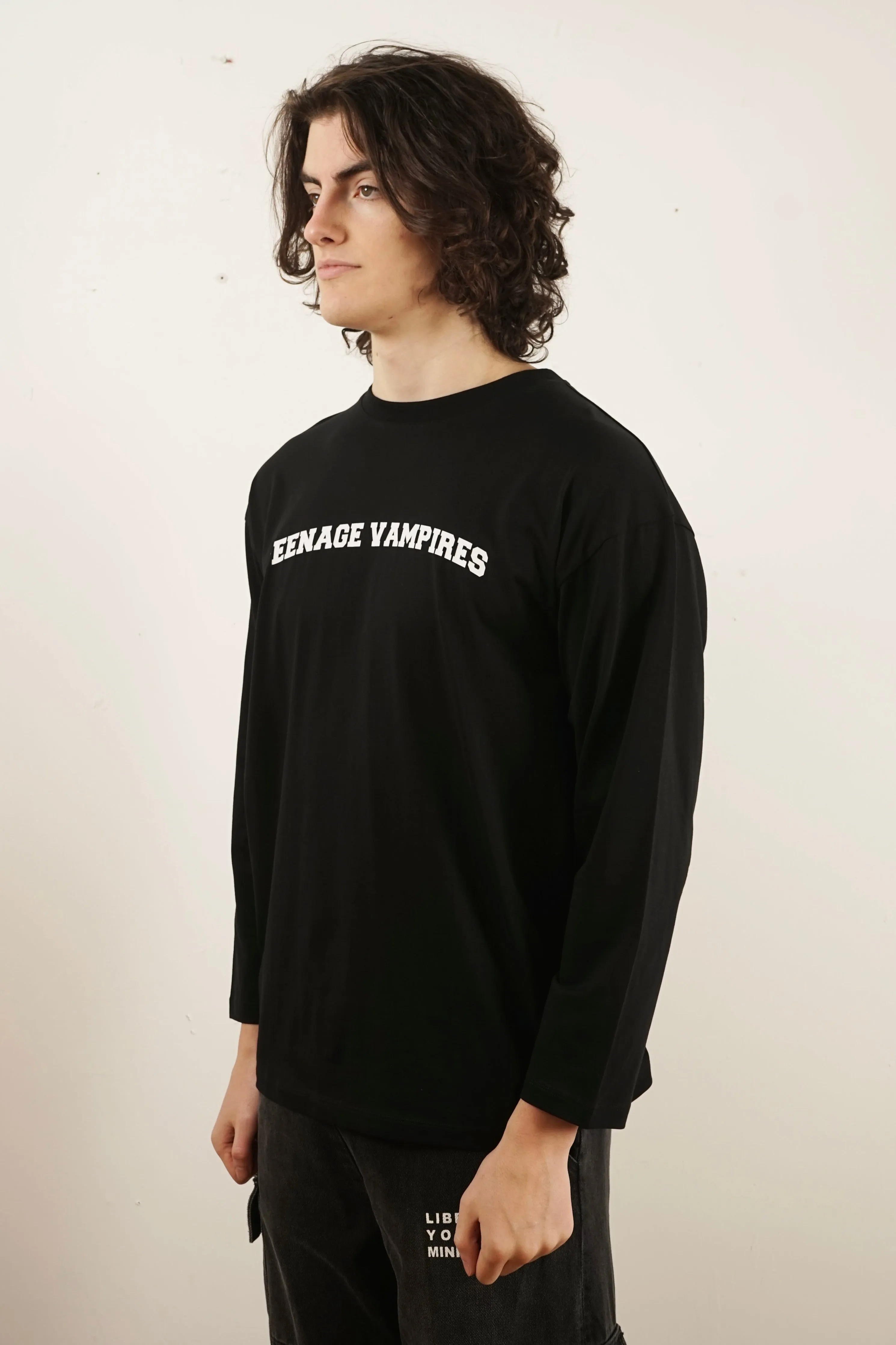Liberal Youth Ministry LS Tshirt "Teenage Vampires" (Black)