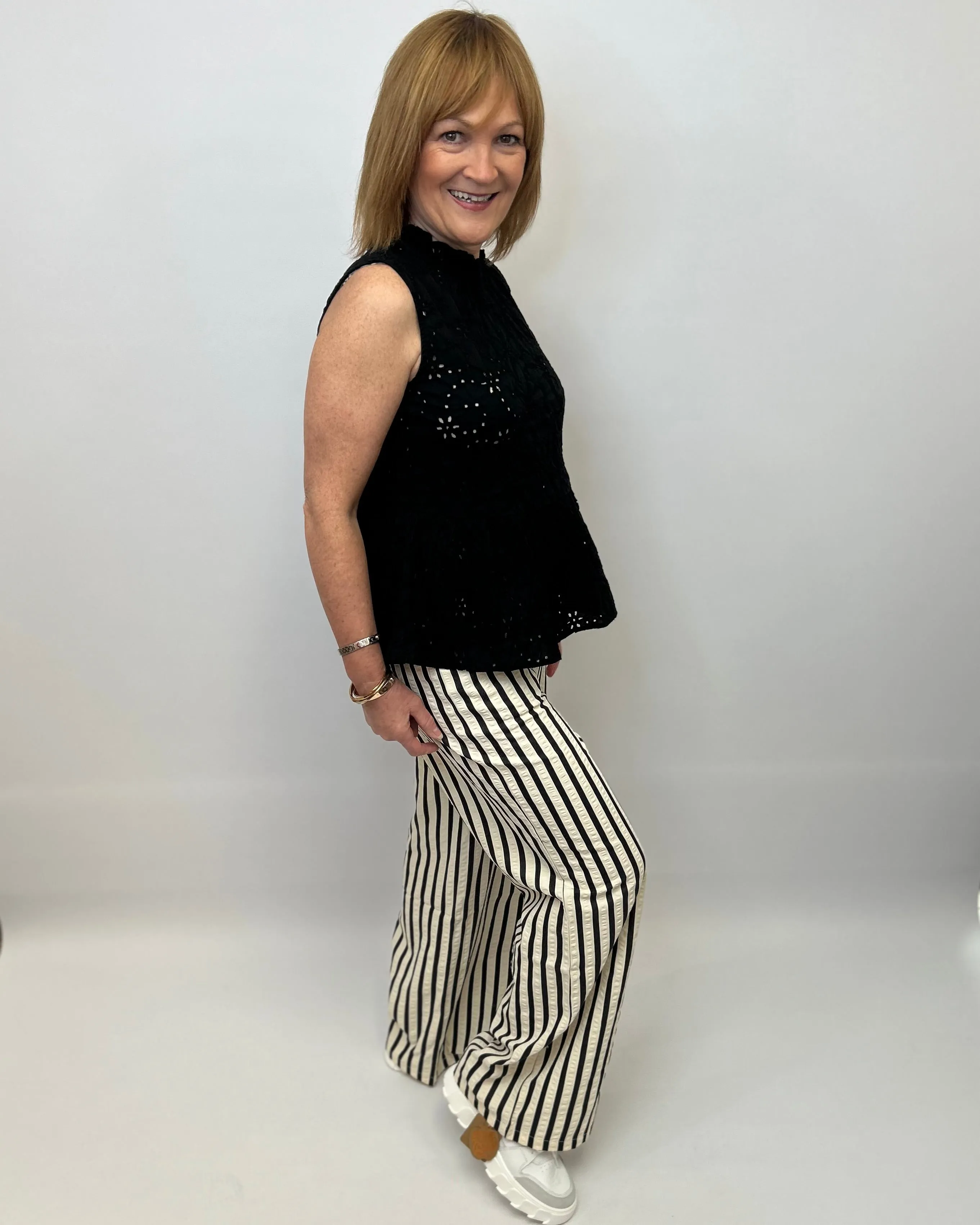 LOLLY'S LAUNDRY Striped Trousers