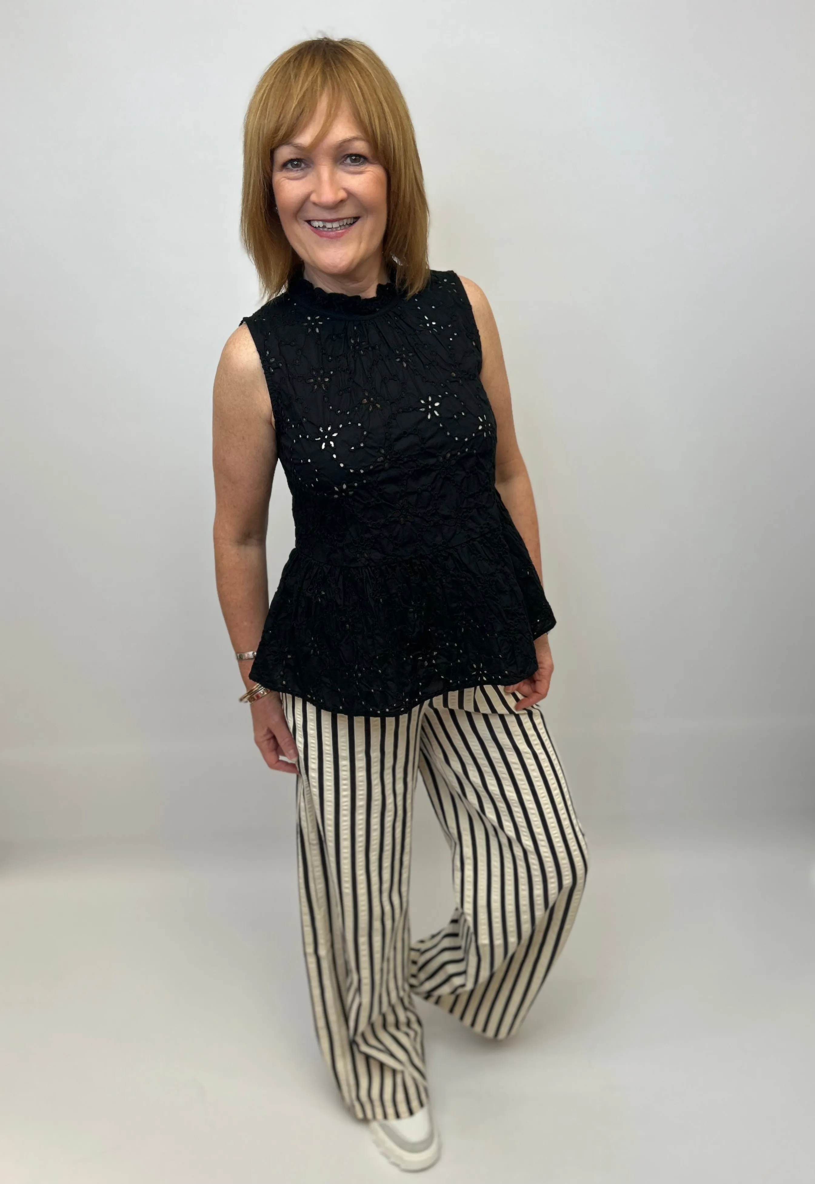 LOLLY'S LAUNDRY Striped Trousers
