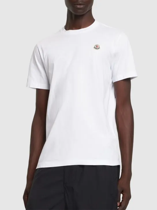 Moncler   Pack of 3 cotton t-shirts 