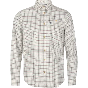 Seeland Men&#x27;s Shooting Shirt Cabernet/Blue Check | Buy Seeland Men&#x27;s Shooting Shirt Cabernet/Blue Check here | Outnorth