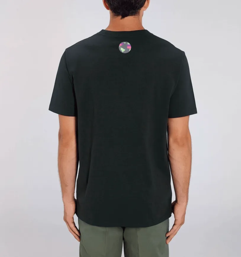 Sri Lanka Beach Dog T-Shirt | Men's Relaxed Fit | 100% Organic Cotton.