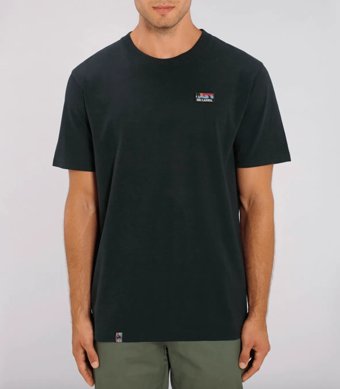 Sri Lanka Beach Dog T-Shirt | Men's Relaxed Fit | 100% Organic Cotton.