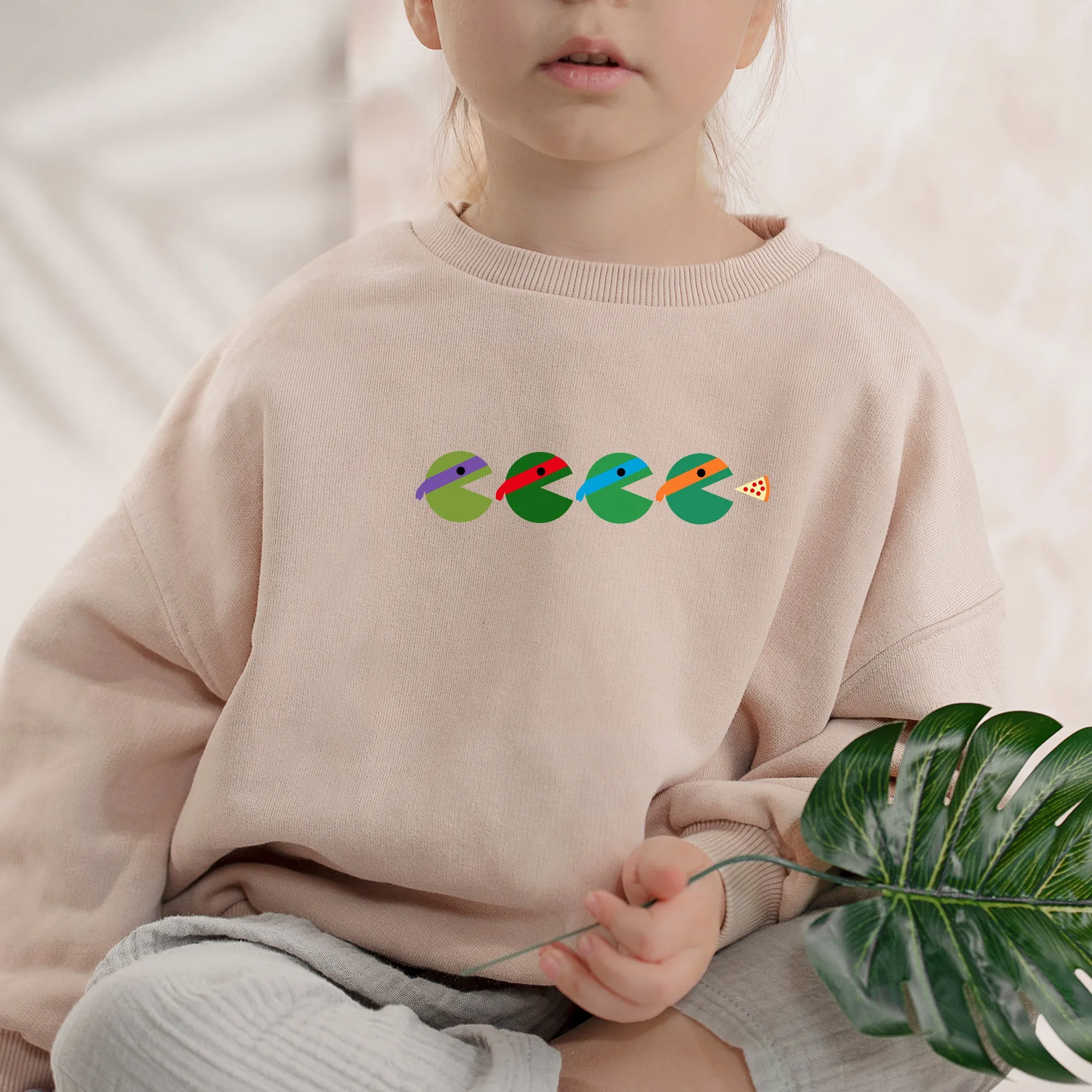 Teenage Mutant Ninja Turtles Pac-man Silhouette Toddler Sweatshirt