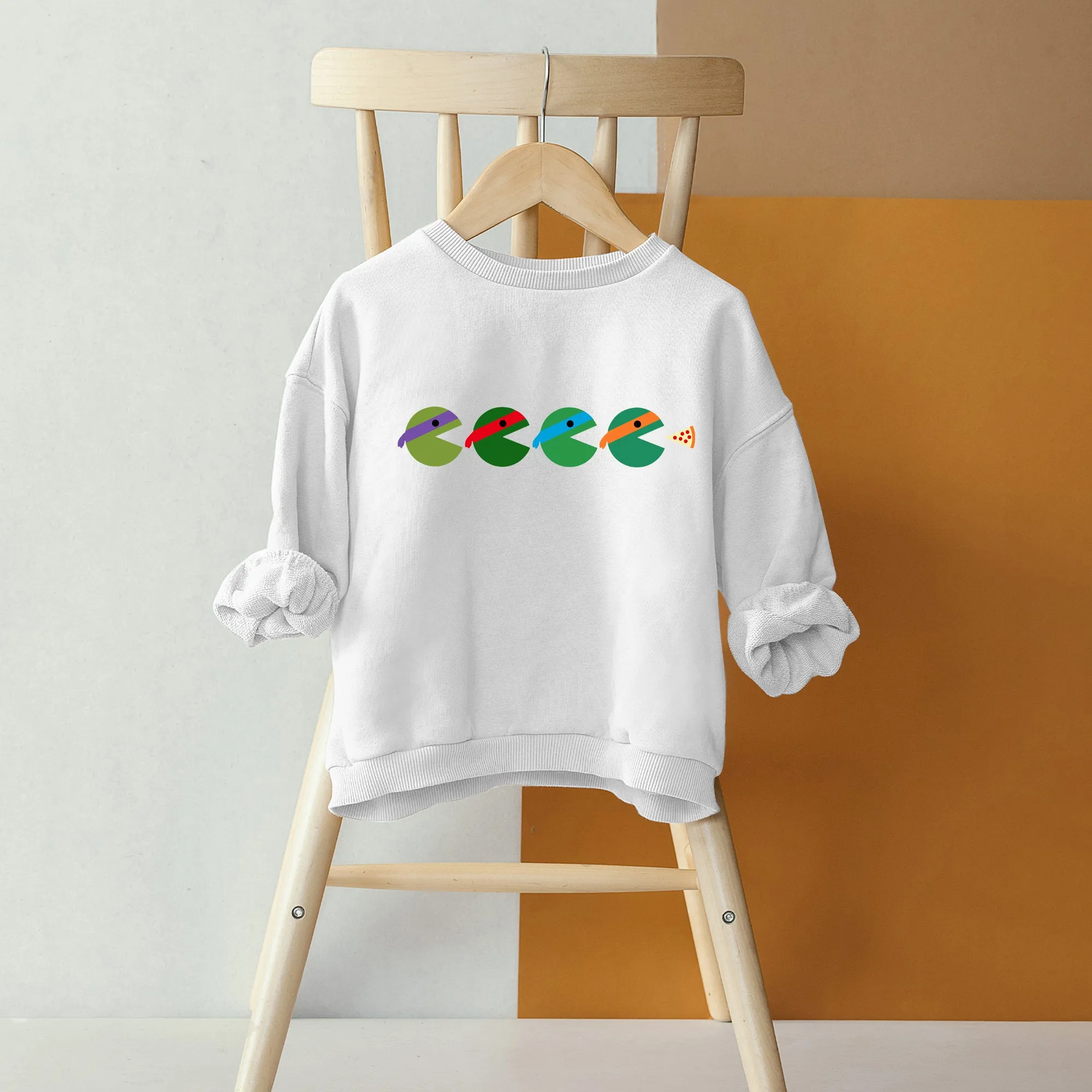 Teenage Mutant Ninja Turtles Pac-man Silhouette Toddler Sweatshirt
