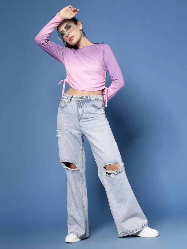 Tie & Dye Odour Free Crop Top For Women