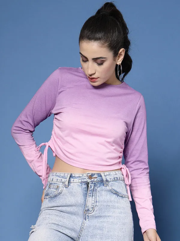 Tie & Dye Odour Free Crop Top For Women