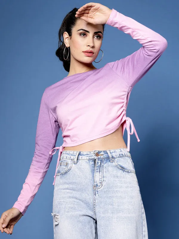Tie & Dye Odour Free Crop Top For Women