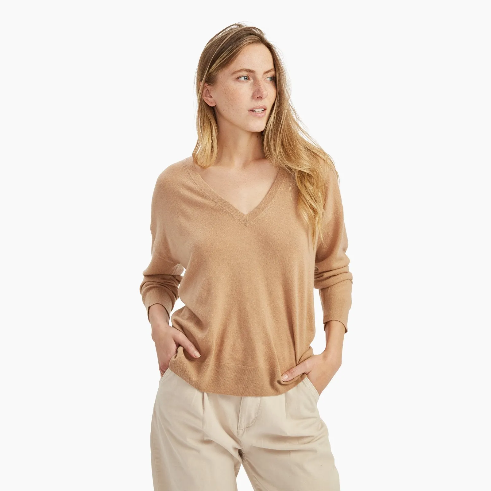 Ultra Fine Cashmere V-Neck