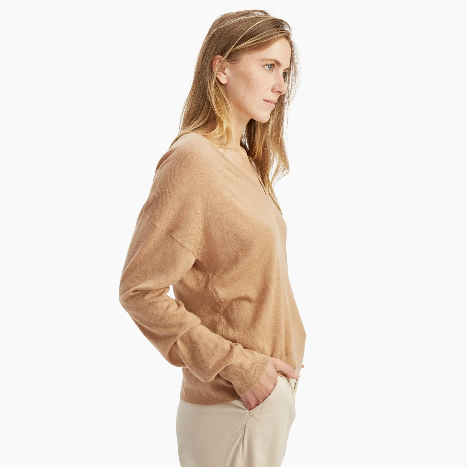 Ultra Fine Cashmere V-Neck