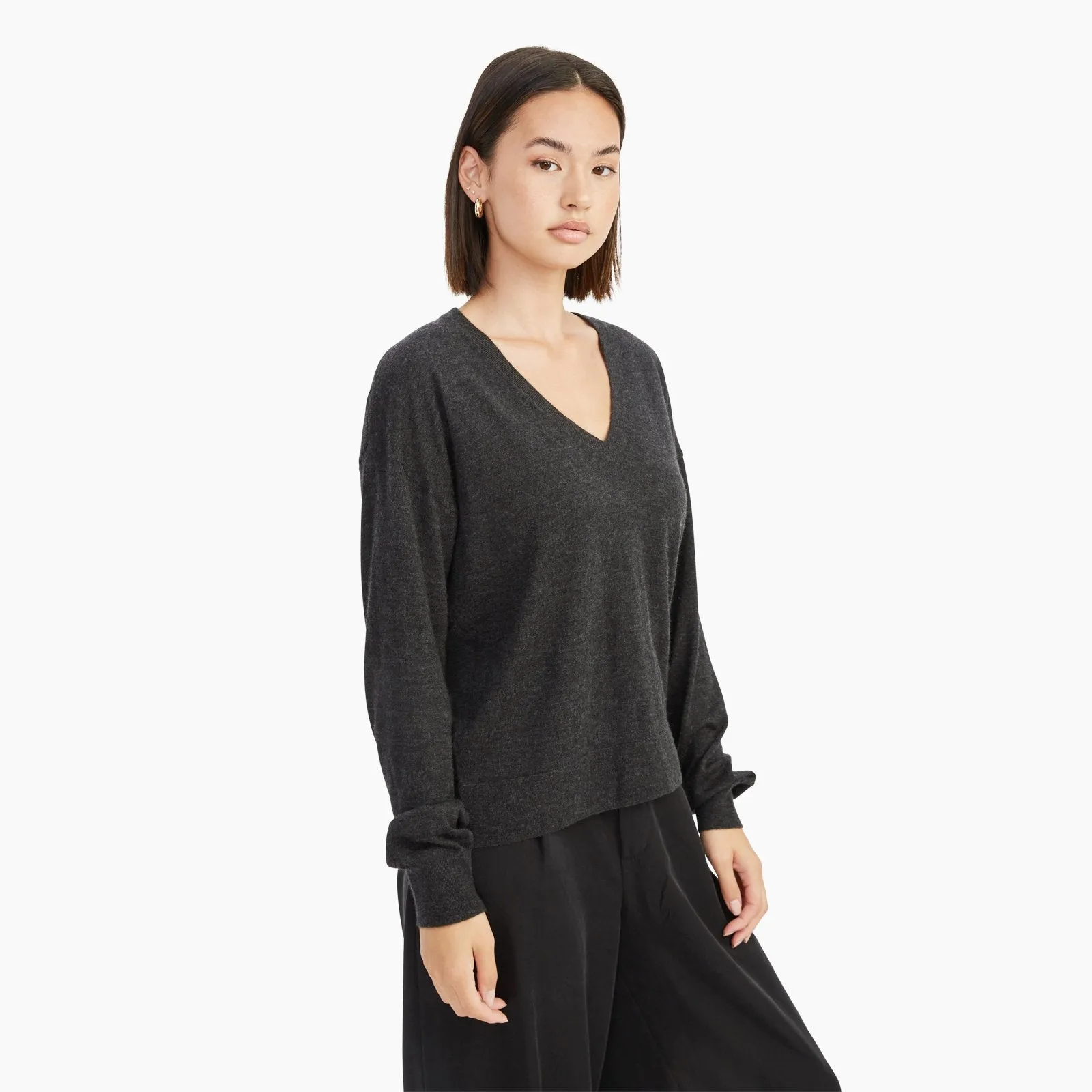 Ultra Fine Cashmere V-Neck