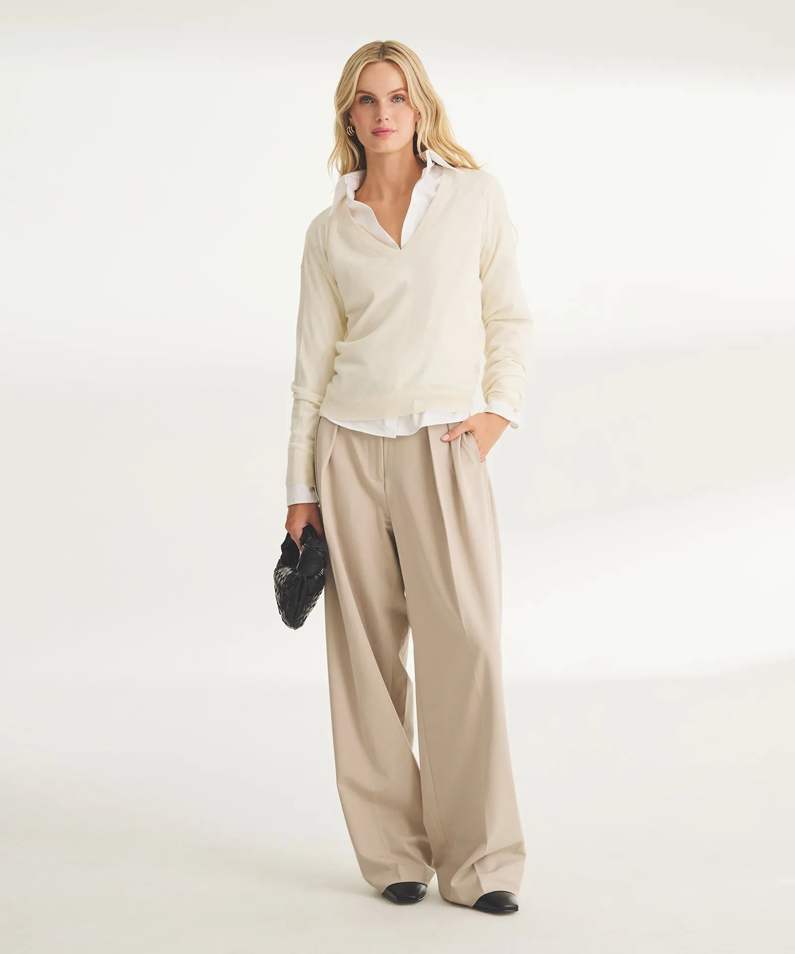 Ultra Fine Cashmere V-Neck