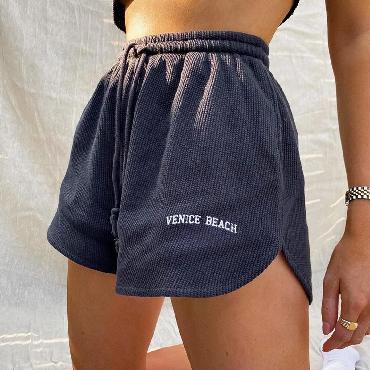 Venice Beach Waffle Summer Shorts