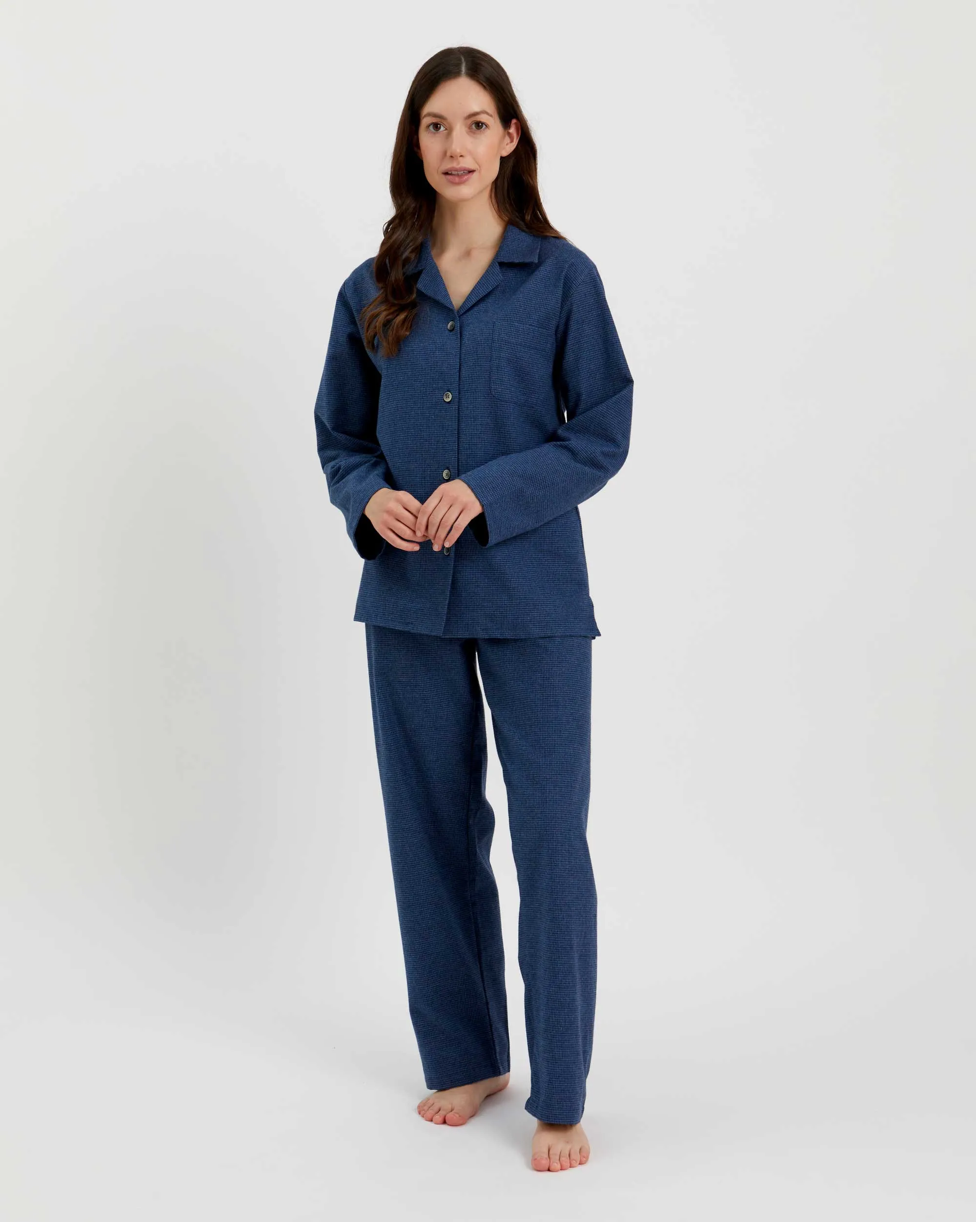 Women's Brushed Cotton Pyjamas - St. Anton