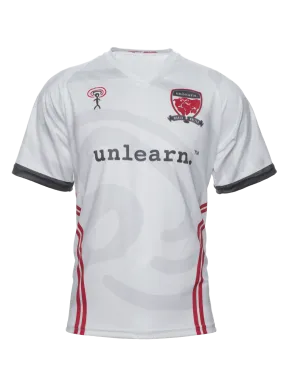 World United 6.8 Billion - Relaxed Fit White V-neck Jersey