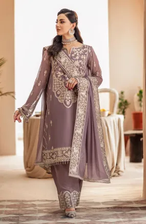 Zainab by Mashq Unstitched 3 Piece Luxury Chiffon Collection'2023-QFD-0067